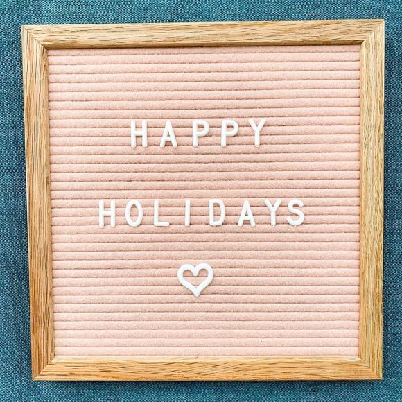 Wooden Letterboards Set of 2 Pink and Light Blue Home Decor - Picture 3 of 10